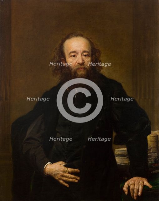 Portrait of Leonard Serafinski, 1870. Creator: Jan Matejko.