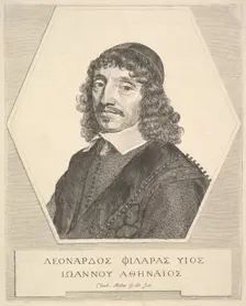 Portrait of Leonardos Philaras, 1651. Creator: Claude Mellan
