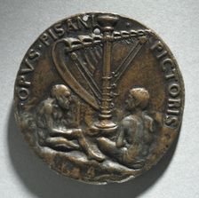 Portrait of Leonello DEste, Marquess of Ferrara (reverse), c. 1440-1444. Creator: Pisanello (Italian, Ferrara, c. 1395-1455)