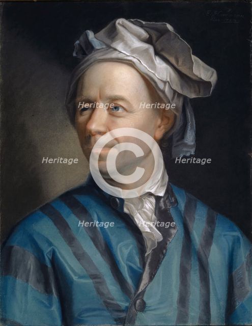 Portrait of Leonhard Euler (1707-1783). Creator: Emanuel Handmann.