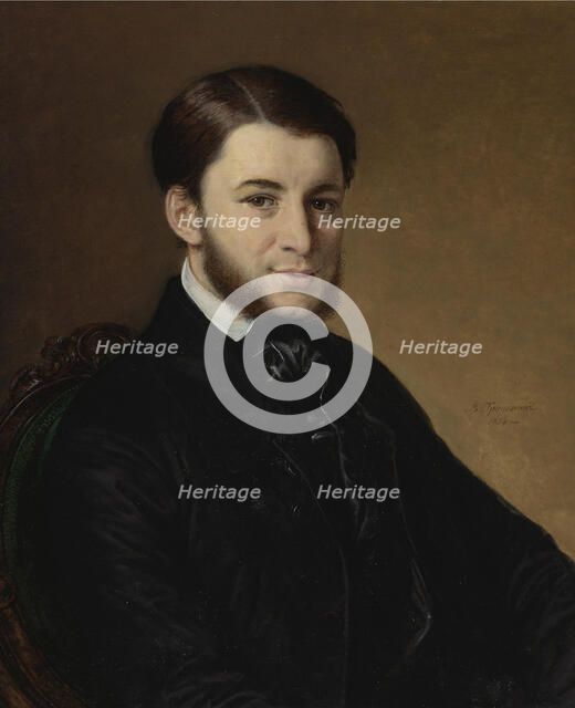 Portrait of Leonid Matveyevich Muromtsev (1825-1899). Artist: Tropinin, Vasili Andreyevich (1776-1857)