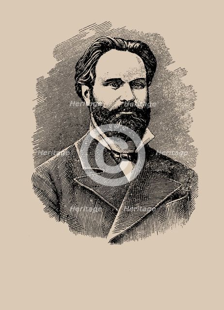 Portrait of Leonid Pavlovich Sabaneyev (1844-1898), Second Half of the 19th cen..