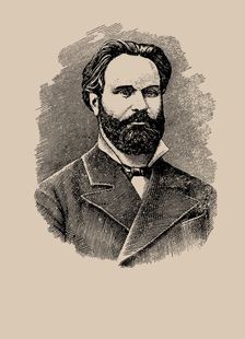 Portrait of Leonid Pavlovich Sabaneyev (1844-1898), Second Half of the 19th cen.