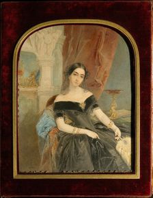 Portrait of Leonilla Ivanovna Baryatinskaya, Princess zu Sayn Wittgenstein (1816-1918), 1844