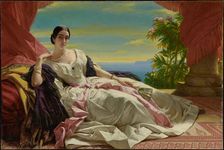 Portrait of Leonilla, Princess of Sayn-Wittgenstein-Sayn, 1843. Creator: Franz Xaver Winterhalter