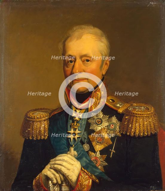 Portrait of Leonty L. Bennigsen (Levin) (1745-1826), 1822. Creator: George Dawe.