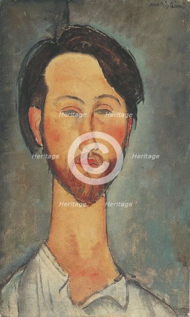 Portrait of Léopold Zborowski (1889-1932), 1918. Creator: Modigliani, Amedeo (1884-1920).