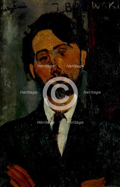 Portrait of Léopold Zborowski, 1916. Artist: Modigliani, Amedeo (1884-1920)