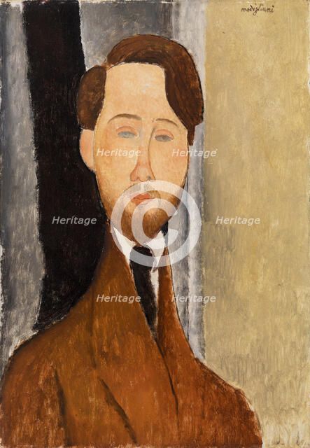 Portrait of Léopold Zborowski, 1919. Creator: Modigliani, Amedeo (1884-1920).