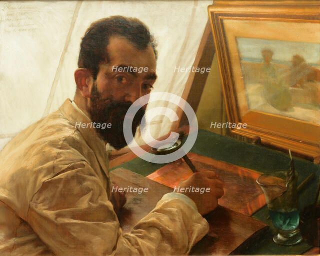 Portrait of Leopold Löwenstam, 1883.