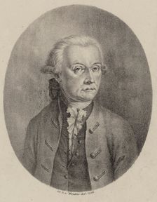 Portrait of Leopold Mozart (1719-1787), 1816. Creator: Winter, Heinrich Eduard von (1788-1825)