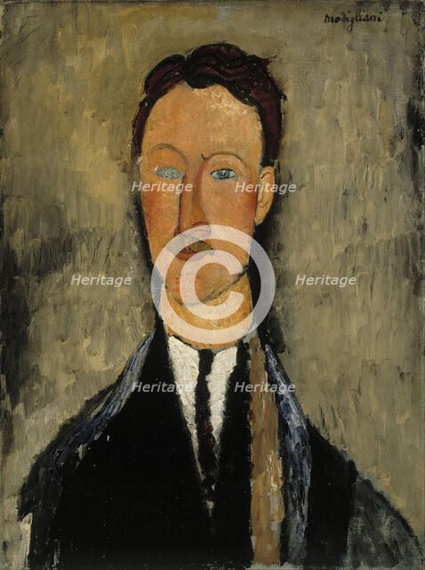 Portrait of Léopold Survage (1879-1968). Artist: Modigliani, Amedeo (1884-1920)