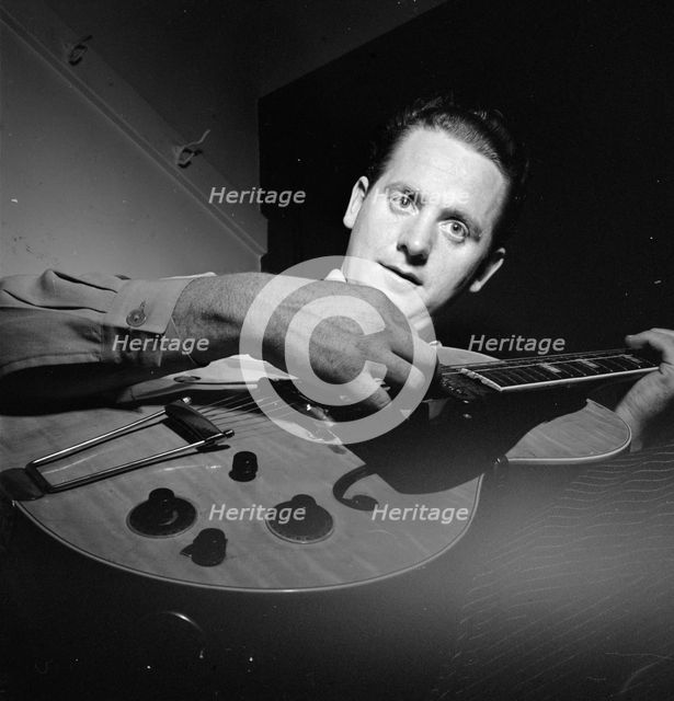 Portrait of Les Paul, New York, N.Y.(?), ca. Jan. 1947. Creator: William Paul Gottlieb.
