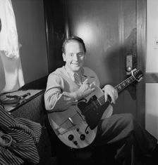 Portrait of Les Paul, New York, N.Y.(?), ca. Jan. 1947. Creator: William Paul Gottlieb