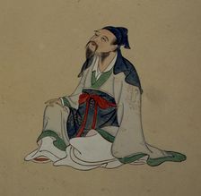 Portrait of Li Bai, c19th century. Creator: Unknown