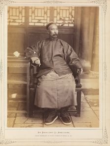Portrait of Li Hongzhang (1823-1901), 1871. Creator: Fisler, Lorenzo F. (1841-1918)