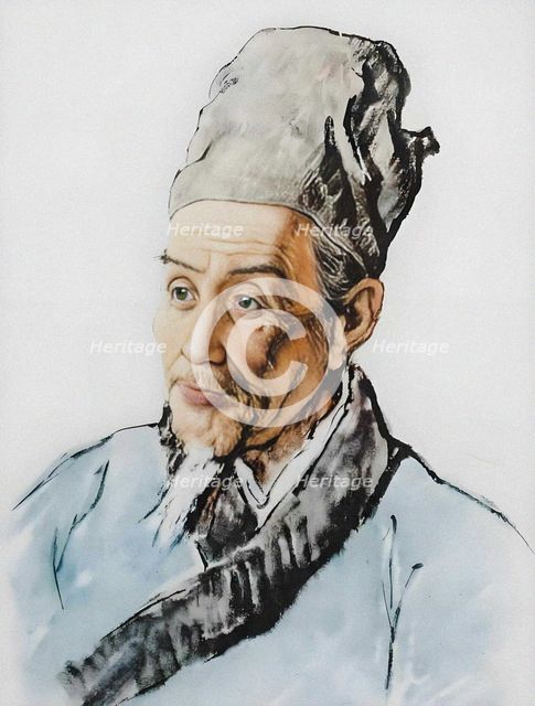 Portrait of Li Shizhen (1518-1593). Creator: Anon.
