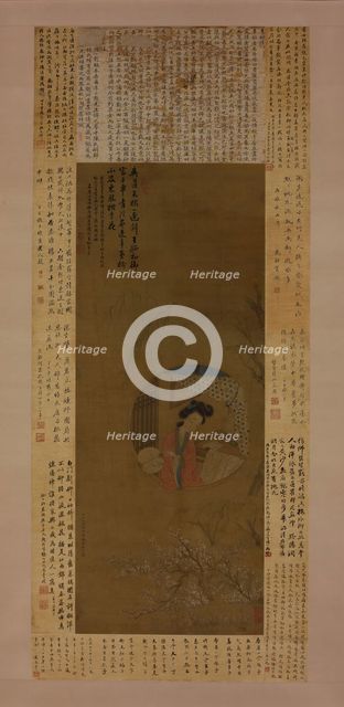 Portrait of Li Xiangjun, dated 1817. Creator: Cui He.