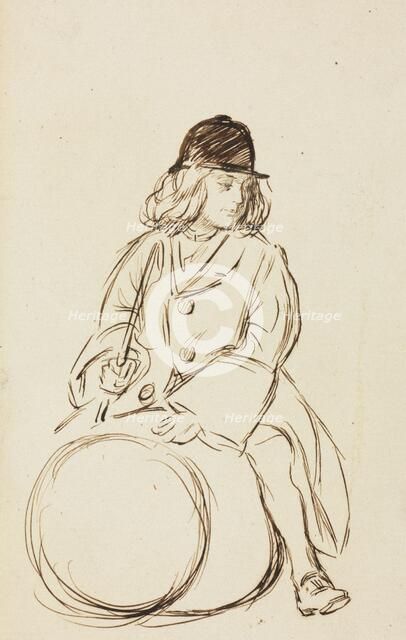 Portrait of Little Corbauld. Creator: Charles Samuel Keene (British, 1823-1891).