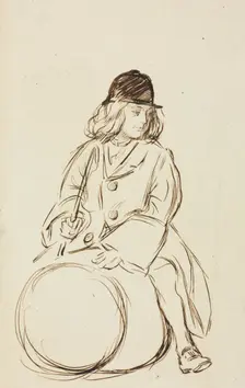 Portrait of Little Corbauld. Creator: Charles Samuel Keene (British, 1823-1891)