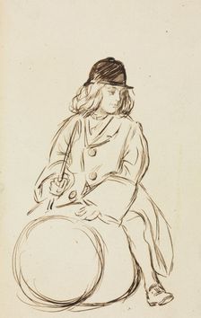 Portrait of Little Corbauld. Creator: Charles Samuel Keene (British, 1823-1891)