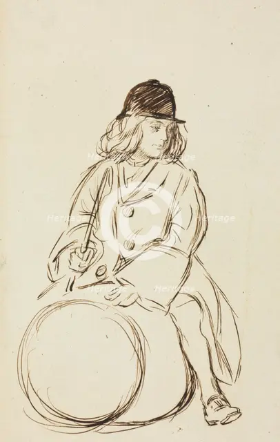Portrait of Little Corbauld. Creator: Charles Samuel Keene (British, 1823-1891).