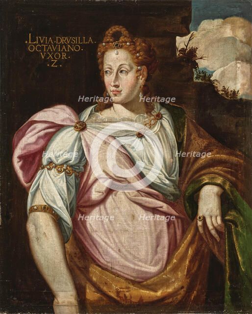 Portrait of Livia Drusilla, wife of Augustus, the first Roman emperor, End of 16th century. Creator: Anonymous.