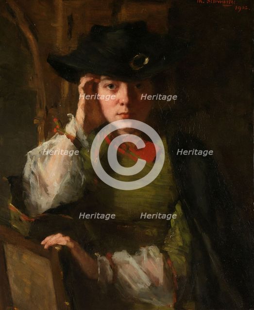 Portrait of Lizzy Ansingh, 1902. Creator: Thérèse Schwartze.
