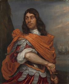 Portrait of Lieutenant-Admiral Cornelis Tromp in Roman Costume, 1650-1692. Creator: Abraham van Westervelt