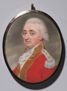 Portrait of Lieutenant General Daniel Burr, 1799. Creator: John I Smart (British, 1741-1811)