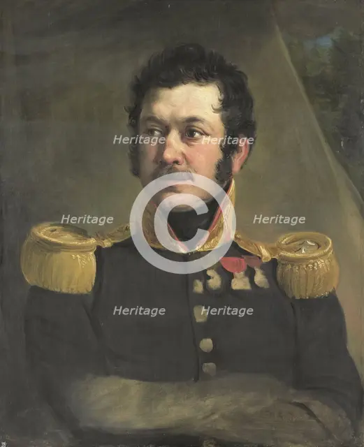 Portrait of Lieutenant-General Frederik Knotzer, c.1832. Creator: Jan Willem Pieneman.