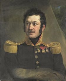 Portrait of Lieutenant-General Frederik Knotzer, c.1832. Creator: Jan Willem Pieneman