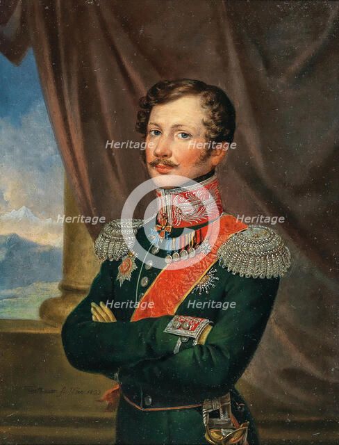 Portrait of Lieutenant-General Paul Andreas Edler von Rennenkampff (1790-1857), 1833. Creator: Fertbauer, Leopold (1802-1875).