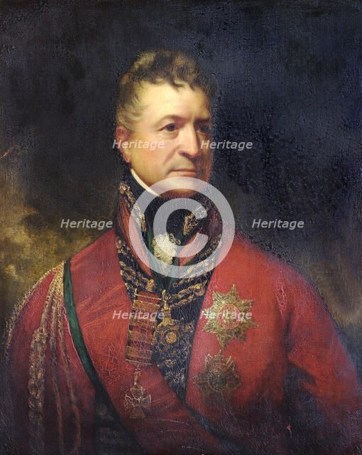 Portrait of Lieutenant-General Sir Thomas Picton, British soldier, c1815.  Artist: Sir William Beechey.