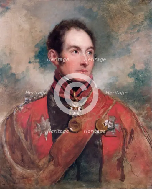 Portrait of Lieutenant-General Sir Edward Barnes, British soldier, 1818. Artist: George Dawe.