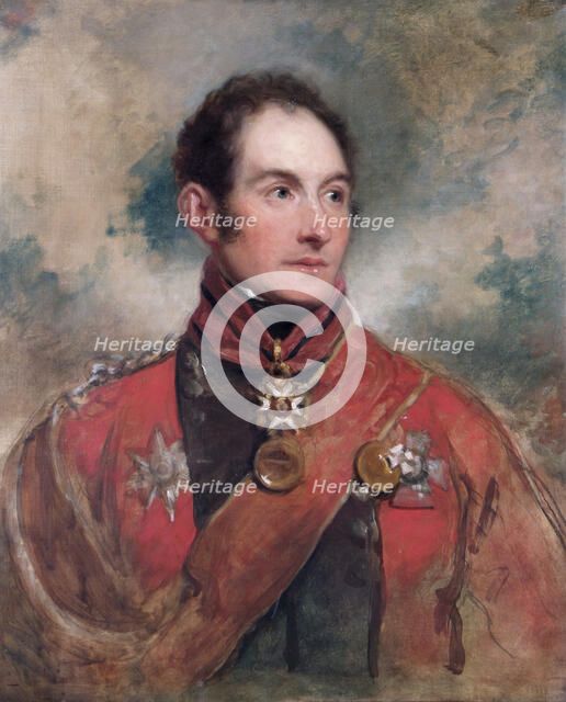 Portrait of Lieutenant-General Sir Edward Barnes, British soldier, 1818. Artist: George Dawe.