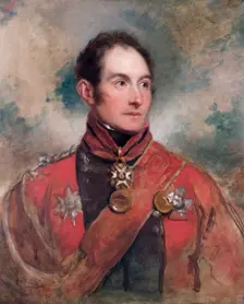 Portrait of Lieutenant-General Sir Edward Barnes, British soldier, 1818. Artist: George Dawe