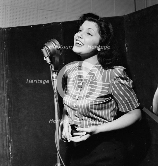 Portrait of Lilyann Carol, National studio, New York, N.Y., ca. Oct. 1946. Creator: William Paul Gottlieb.