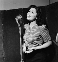 Portrait of Lilyann Carol, National studio, New York, N.Y., ca. Oct. 1946. Creator: William Paul Gottlieb