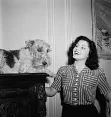 Portrait of Lilyann Carol, New York, N.Y., ca. Oct. 1946. Creator: William Paul Gottlieb
