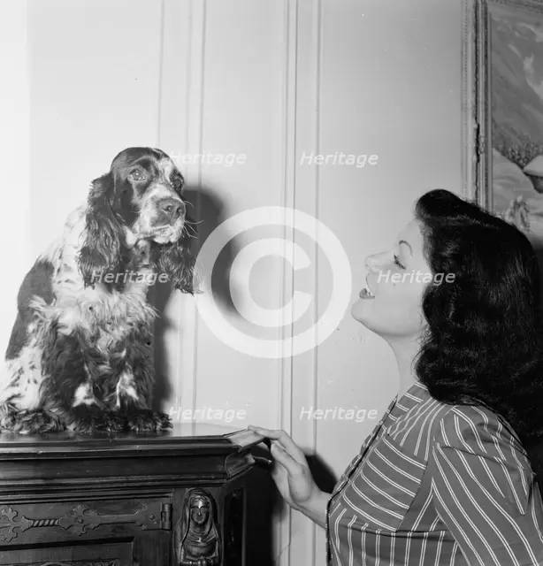 Portrait of Lilyann Carol, New York, N.Y., ca. Oct. 1946. Creator: William Paul Gottlieb.