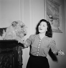 Portrait of Lilyann Carol, New York, N.Y., ca. Oct. 1946. Creator: William Paul Gottlieb