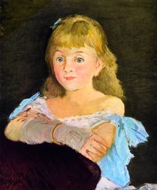 Portrait of Lina Campineanu 1878.Artist: Edouard Manet