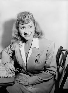 Portrait of Linda Keene, New York, N.Y.(?), ca. July 1946. Creator: William Paul Gottlieb