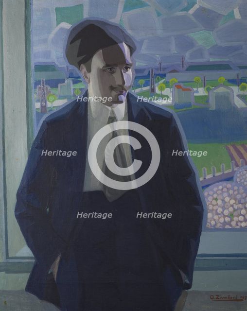 Portrait of Lionello Fiumi, 1917. Creator: Zamboni, Angelo (1895-1939).