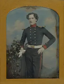 Portrait of Lt. Robert Horsely Cockerell, 1852-1855. Creator: William Edward Kilburn