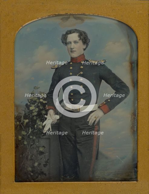 Portrait of Lt. Robert Horsely Cockerell, 1852-1855. Creator: William Edward Kilburn.