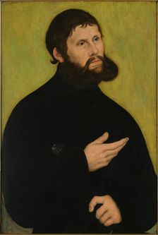 Portrait of Luther (1483-1546) as Junker Jörg, ca 1521