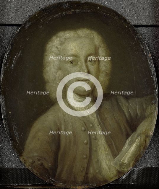 Portrait of Lucas Pater, Merchant and Poet in Amsterdam, 1732-1771. Creator: Jan Maurits Quinkhard.