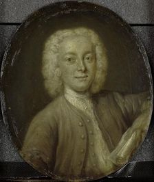 Portrait of Lucas Pater, Merchant and Poet in Amsterdam, 1732-1771. Creator: Jan Maurits Quinkhard